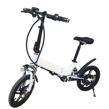 motorized folding bicycle