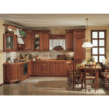 Luxury Solid Wood Kitchen Cabinets, Real Wood Kitchen Cabinets