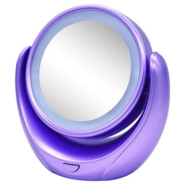 China Lighted Makeup Mirror With Battery Operated On Global
