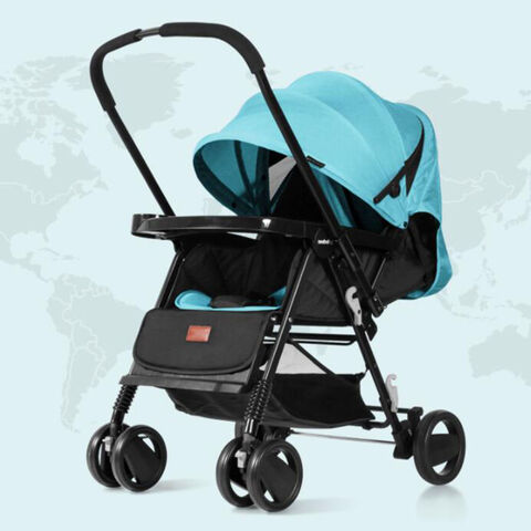 one hand fold lightweight stroller