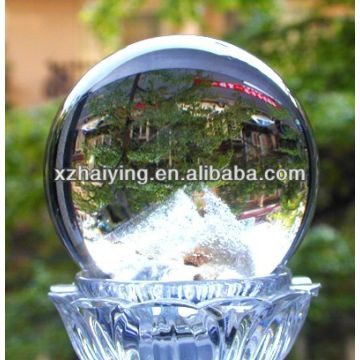 Acrylic/resin ball - clear polyresin 