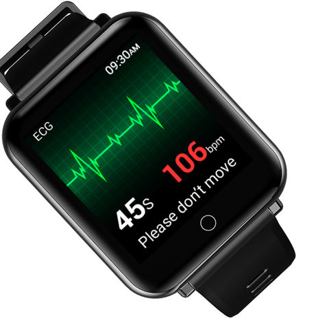 China Smart Watch del monitor ECG del ritmo cardíaco del reloj del monitor  del ritmo cardíaco de la tarifa de la presión del corazón de la sangre de  los hombres del J-estilo