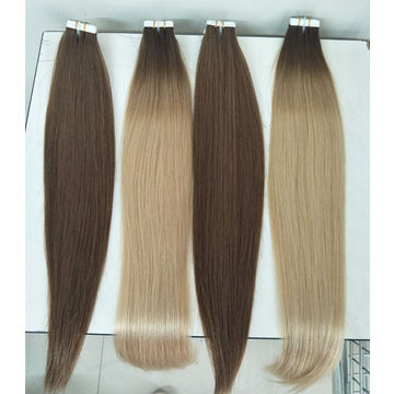 China Ombre Color Tape Hair Extensions From Qingdao Manufacturer