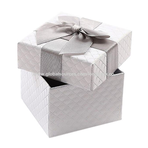 China Jewelry Gift Box Lid And Base Box With Bow On Global Sources Jewelry Box