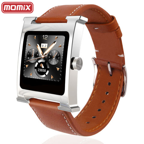 China Smart Watch de gama alta del perseguidor de la aptitud del reloj de  la prenda impermeable del cuero auténtico de MOMIX encendido Global  Sources,reloj elegante,perseguidor de la aptitud,pulsera elegante