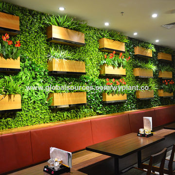 China Indoor Artificial Simulation Plant Wall From Dongguan