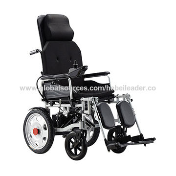 China Reclining Power Electric Wheel Chair With Extended Back On Global Sources