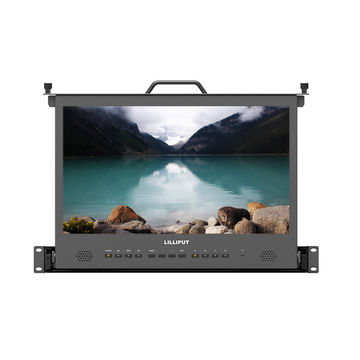 17 3 1u Rack Mount Broadcast Pull Out Drawer Monitor W Waveform