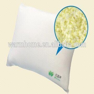 shredded polyurethane foam pillow