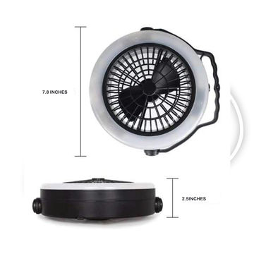 Ceiling Fan Battery Operated Tent Light, Battery Operated Ceiling Fan