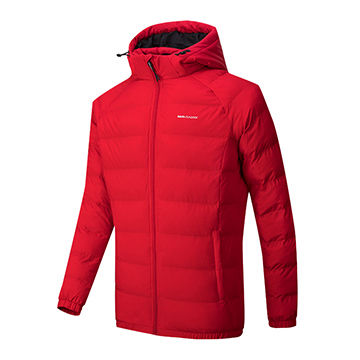 red winter jacket mens