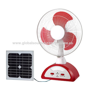 Powered Solar Electric Rechargeable Desk Fans 4 8 Hours Work When