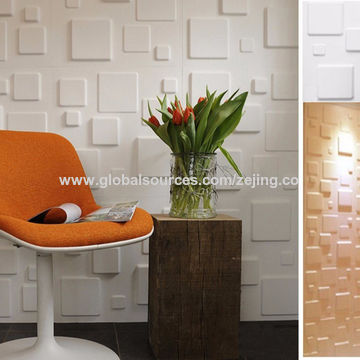 China Recycled plastic decorative 3d wall panel mold wallpapers wall