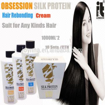 permanent hair straightening products