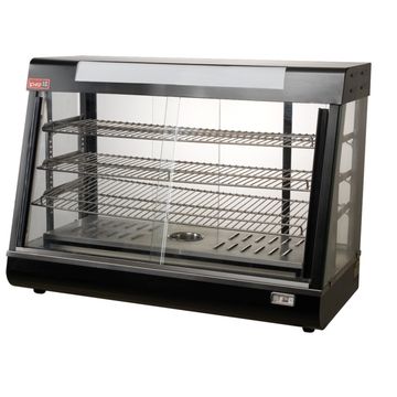 hot sale ce approved bakery 3 layers glass hot food warming showcase