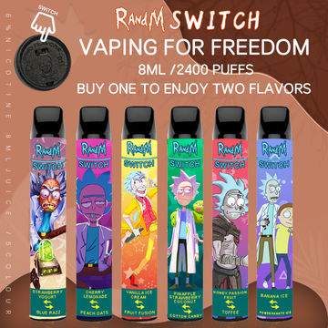 China Best Seller Disposable Vape Randm Switch Electronic Cigarette R And M Switch Rgb 2 In 1 Flavors On Global Sources Disposable Vape Vape Puff Bar