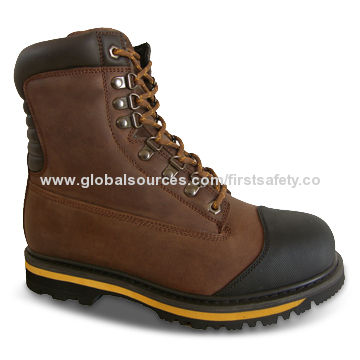 Safety Boots with Rubber Toe Cap and 