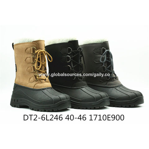 mens winter boots with fur