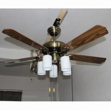 52 Inch Ceiling Fan Light With Five Blades Suitable For Interior