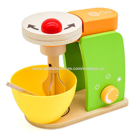 wooden mixer toy