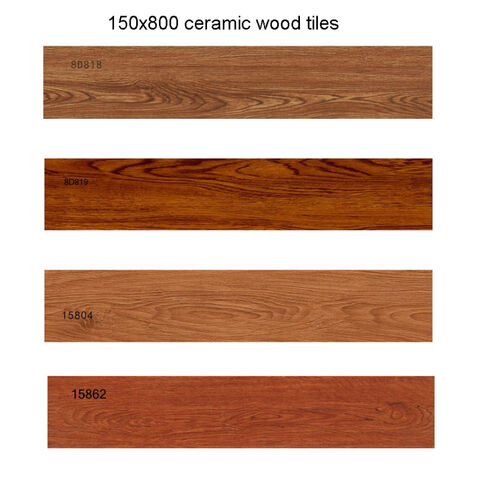China 15x80cm Ceramic Floor Tiles Wood, What Is The Difference Between Porcelain And Ceramic Wood Look Tile