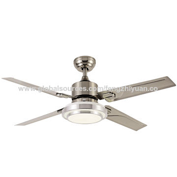 China 52 Ceiling Fan Led Light Aluminum Acrylic Light