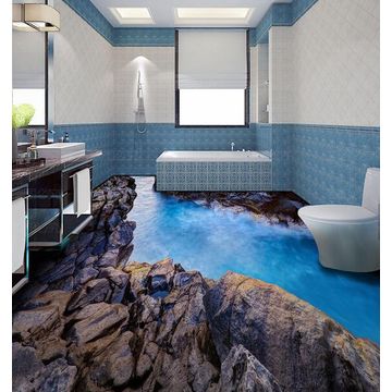 2016 Customized Pvc Liquid 3d Floors Laminate Anti Slip Flooring