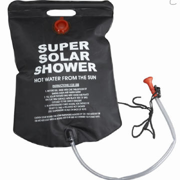 solar powered shower bag