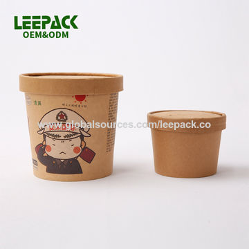 Download China Disposable Take Away Kraft Paper Bowl With Lid Kraft Paper Soup Bowl On Global Sources Paper Bowl With Lid Soup Bowl Disposable Paper Cup