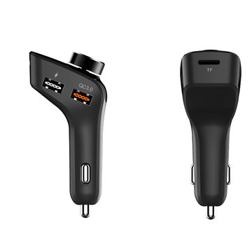 køber fusion krog China QC3.0 USB Car Charger Wireless Bluetooth 5.0 Car Kit Handsfree FM  Transmitter MP3 Fast Charger on Global Sources,bluetooth 5.0 car kit,Mp3  Music Audio Player,mp3 car charger
