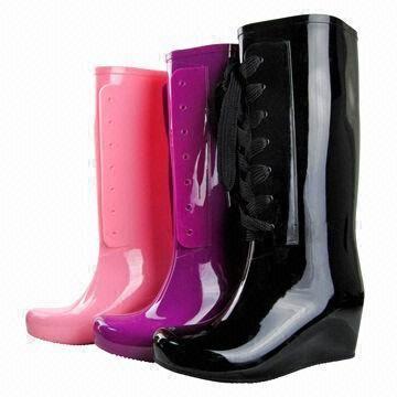 ladies fashion rain boots