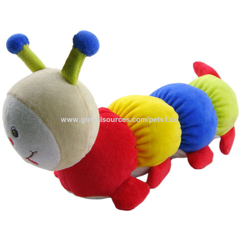 colorful caterpillar stuffed toy