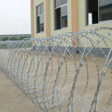 concertina barbed wire