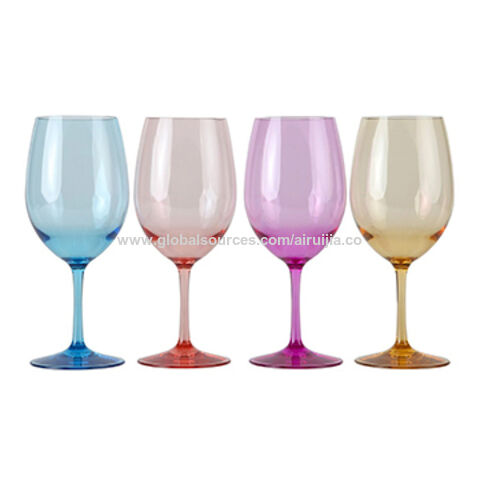 reusable plastic wine glasses