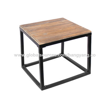 China Large Simple Wooden Coffee Table, Large Side Table With Storage