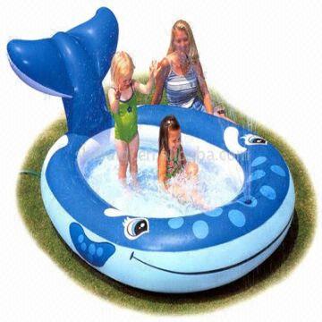 intex whale inflatable spray pool