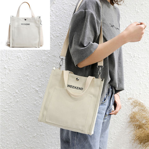 ladies canvas shoulder bags