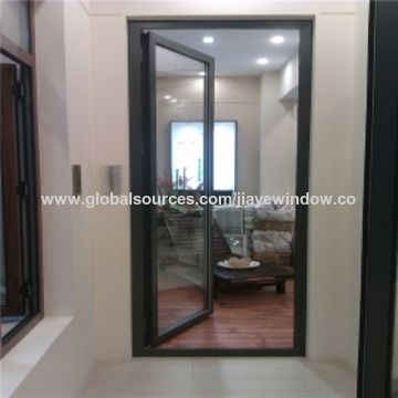 China Aluminium Single Leaf Exterior Casement Glass Hing From