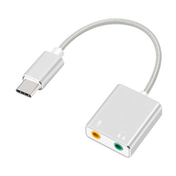 usb mic and headphone adapter