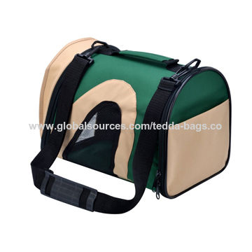 China Pet Carrier Bags Made Of Polyester With Fashionable Design On Pet Carrier Bags China