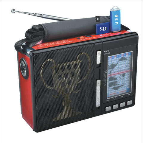 Bluetooth Portable Speaker Radio BASS PA System USB//SD 3 Band AM//FM//SW Radio