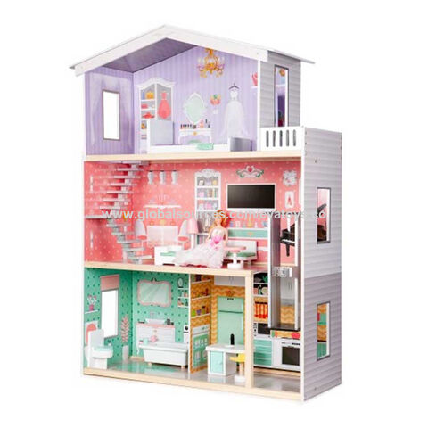 doll house set with doll