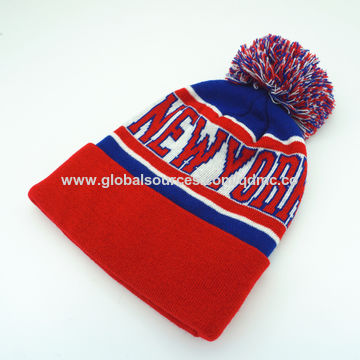 undskyldning pas Diagnose China Custom wholesale blue red men's beanies with pom on Global  Sources,boys pom pom hat,boys knitted hat,youth winter hats