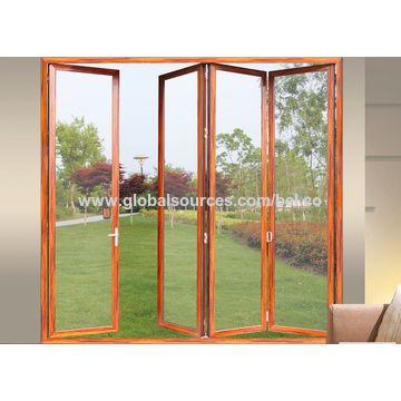 Aluminium Folding Door Glass Inserts Blinds Global Sources