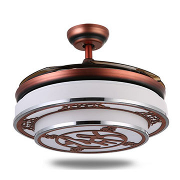 China Ceiling Fan With Light Kit 42 Inch Imitation Copper On