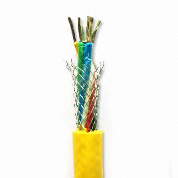Pu Flexible Steel Wire Braid Armor Power Feeder Cables For