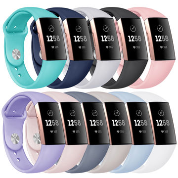 China Band For Fitbit Charge 3 4 & Charge 3 SE, Soft Silicone Strap ...