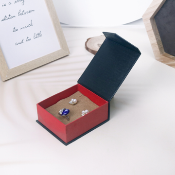 suede ring box