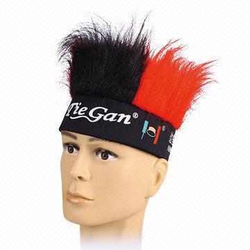 football hair cap