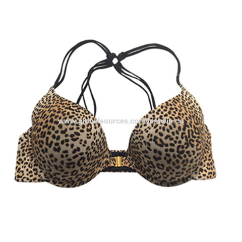 leopard print bra